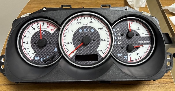 ホワイトメーター挿入完了写真１