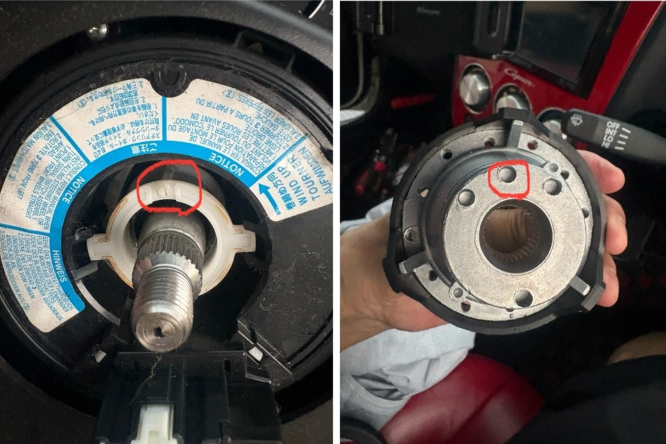 ウィンカーの動作用ロック