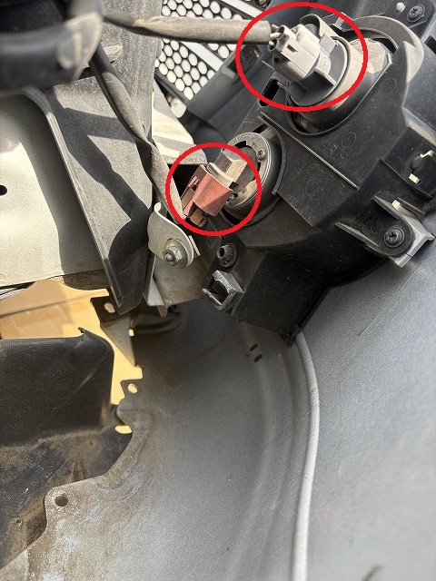 フォグランプの配線