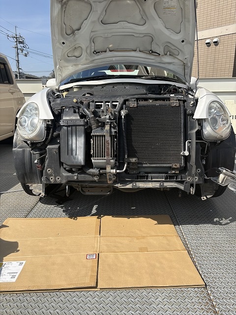 クロスメンバーを外した写真