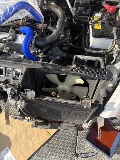 ラジエーターを入れる場所